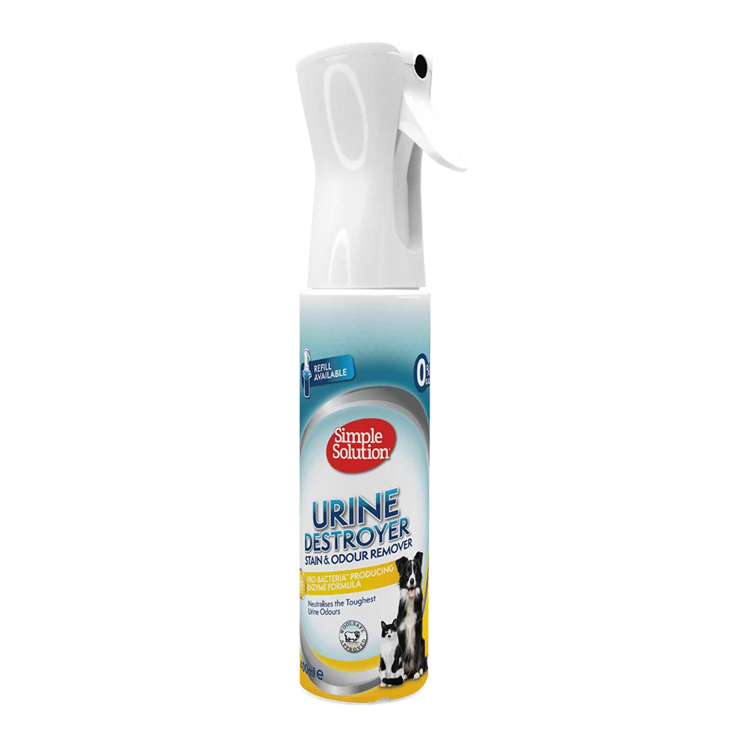 Simple Solution Urine Destroyer (Flairosol) 400ml — Pet Supplement available at VetPulse Veterinary Centre, Al Muwaileh Sharjah