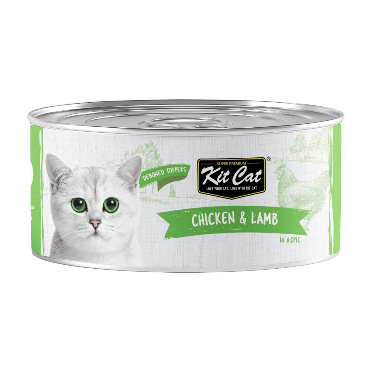 Kit Cat Chicken & Lamb 80g — Wet Cat Food available at VetPulse Veterinary Centre, Al Muwaileh Sharjah