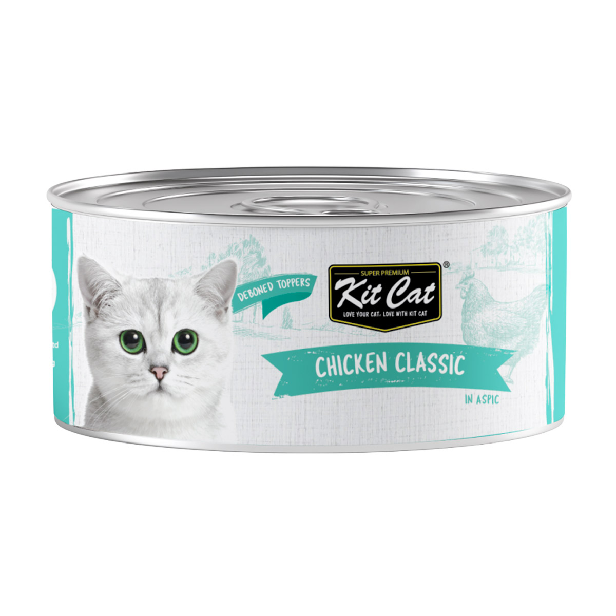Kit Cat Chicken Classic 80g — Wet Cat Food available at VetPulse Veterinary Centre, Al Muwaileh Sharjah