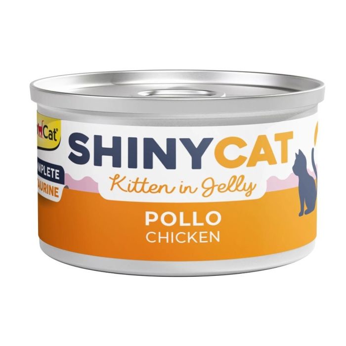 GimCat ShinyCat Kitten in Jelly Chicken - 70g — Wet Cat Food available at VetPulse Veterinary Centre, Al Muwaileh Sharjah