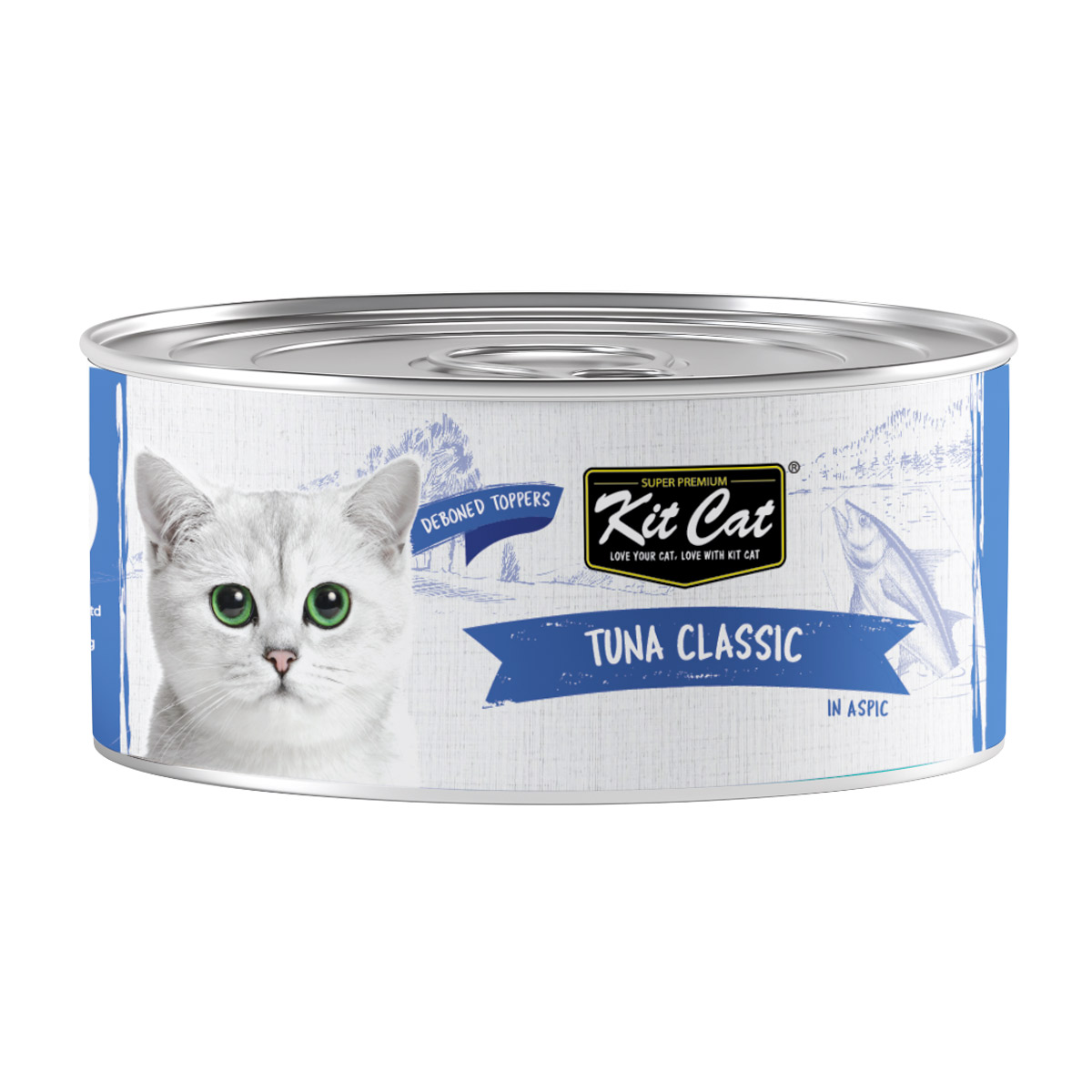 Kit Cat Tuna Classic 80g — Wet Cat Food available at VetPulse Veterinary Centre, Al Muwaileh Sharjah