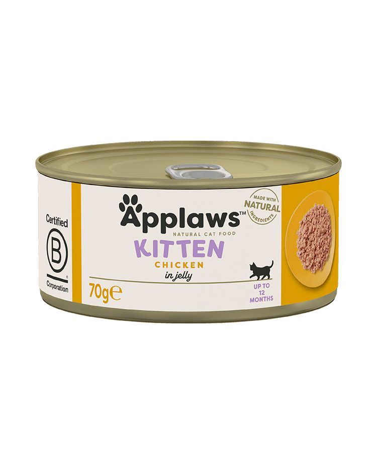 Applaws Chicken Wet Kitten Food 70g Tin — Wet Cat Food available at VetPulse Veterinary Centre, Al Muwaileh Sharjah