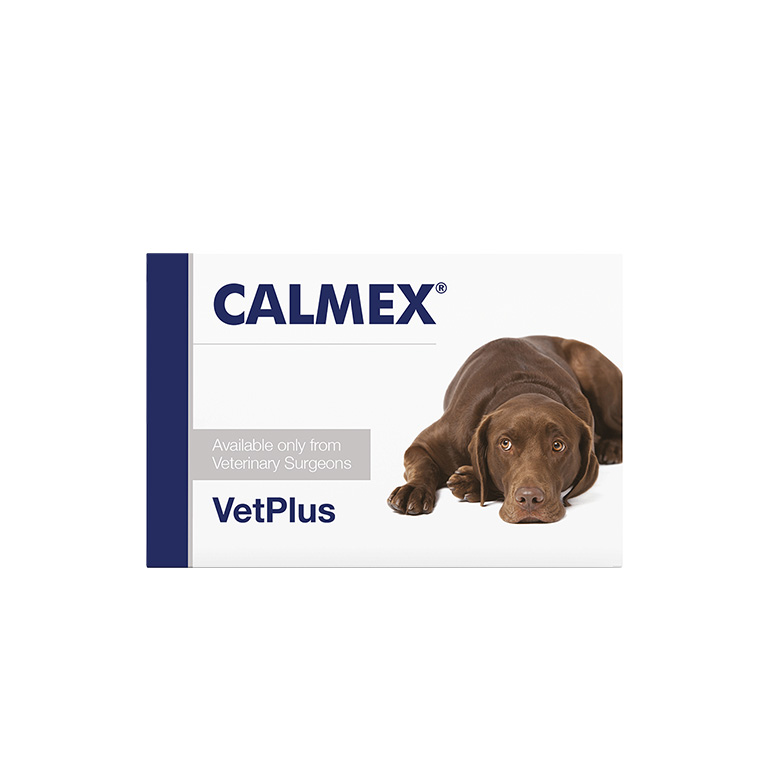 VETPLUS Calmex Dog (New formulation) (10 Tabs) — Pet Supplement available at VetPulse Veterinary Centre, Al Muwaileh Sharjah