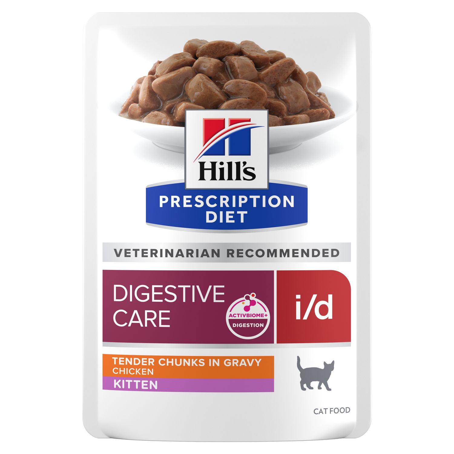 Hill’s Prescription Diet i/d Kitten Wet Food with Chicken 85g — Veterinary Diet Wet Cat Food available at VetPulse Veterinary Centre, Al Muwaileh Sharjah
