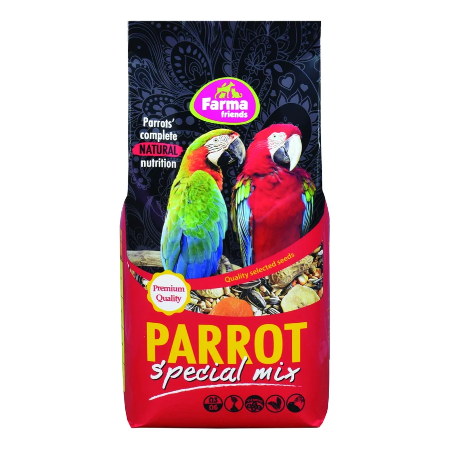 FARMA Parrot Special Mix 800 g 800 gm — Pet Food available at VetPulse Veterinary Centre, Al Muwaileh Sharjah