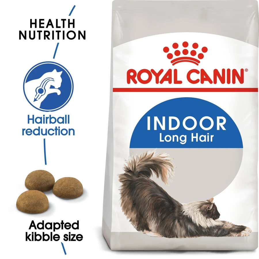 Royal Canin Feline Health Nutrition Indoor Long Hair 2 kg — Cat Food available at VetPulse Veterinary Centre, Al Muwaileh Sharjah