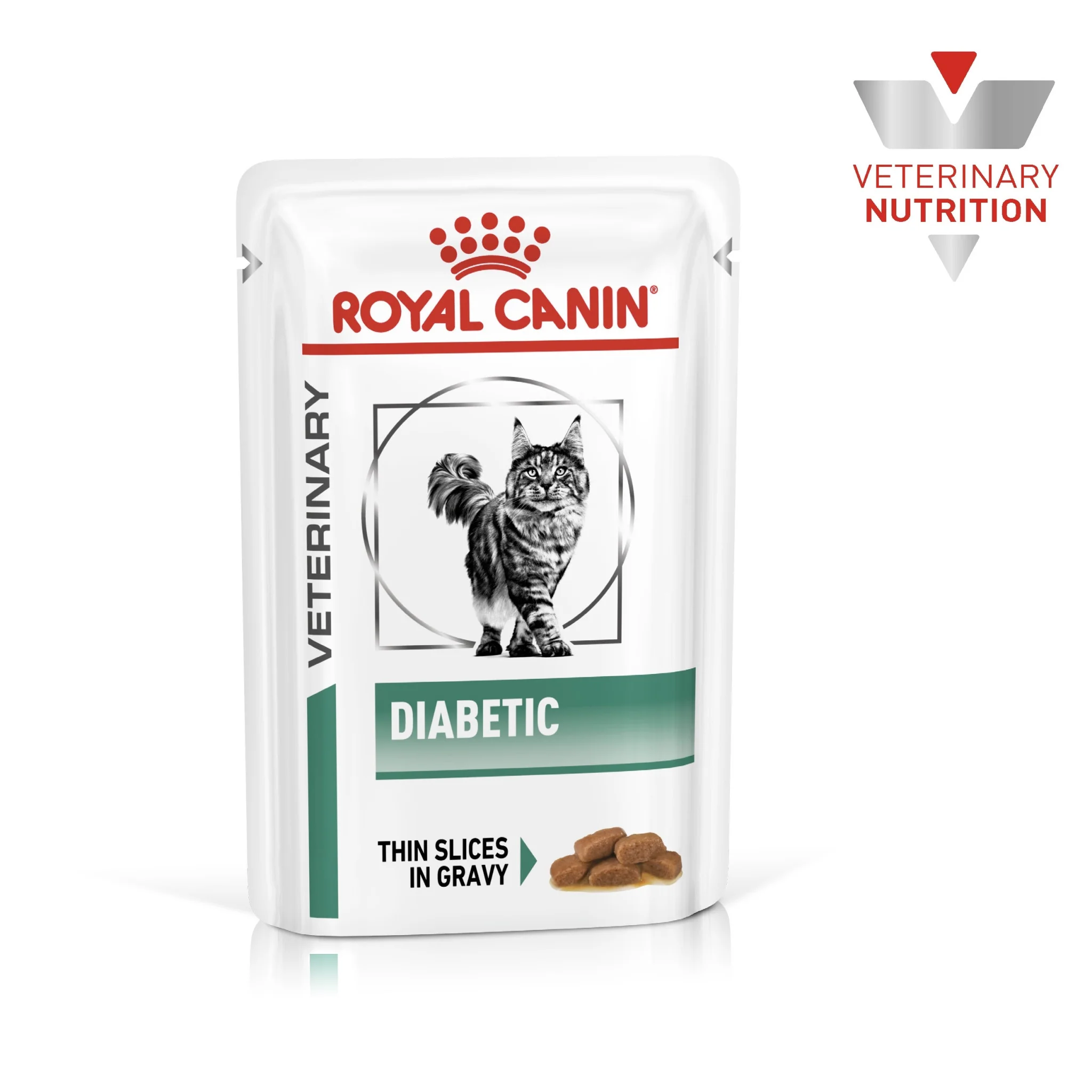 Royal Canin Vet Health Nutrition Feline Diabetic (WET FOOD - Pouches) 12 x 85g — Veterinary Diet Wet Cat Food available at VetPulse Veterinary Centre, Al Muwaileh Sharjah