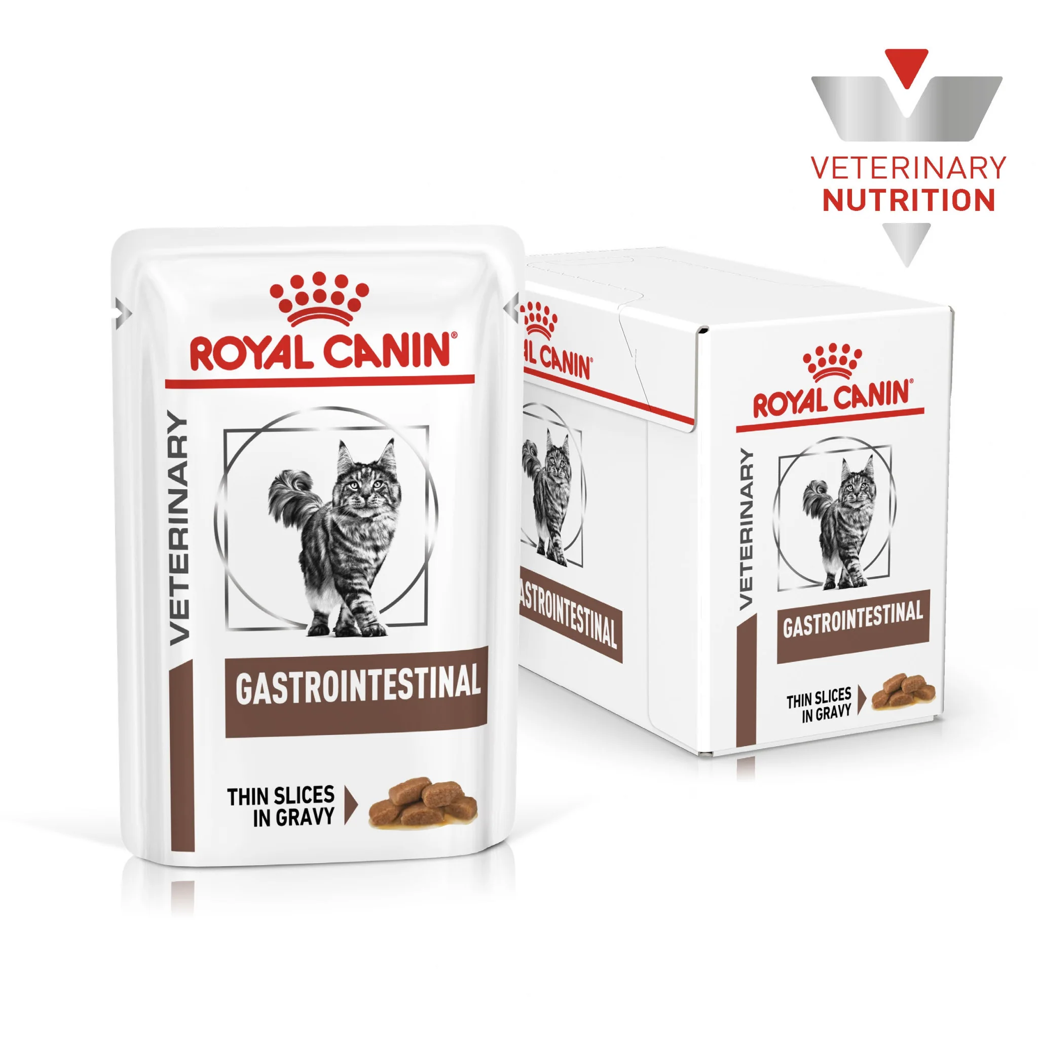 Royal Canin Vet Health Nutrition Feline GastroIntestinal (WET FOOD - Pouches) 12 x 85g — Veterinary Diet Wet Cat Food available at VetPulse Veterinary Centre, Al Muwaileh Sharjah