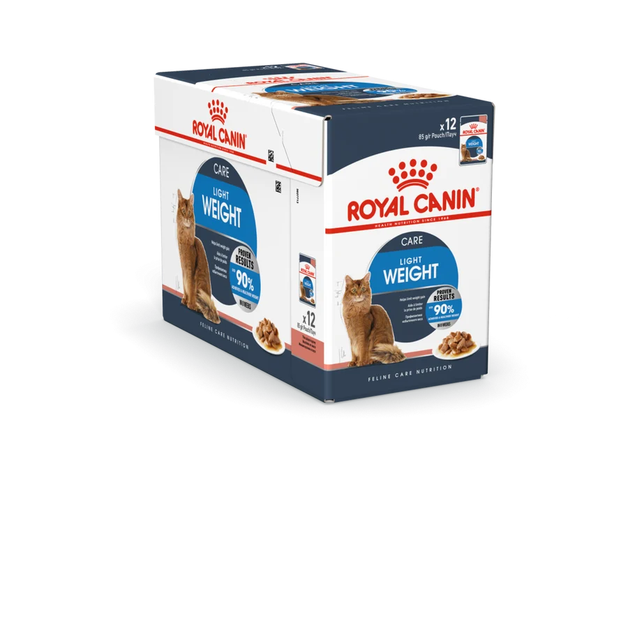 Royal Canin Feline Care Nutrition Light Weight Care Gravy (Wet Food - Pouches) 12 x 85 g 12 x 85g — Wet Cat Food available at VetPulse Veterinary Centre, Al Muwaileh Sharjah