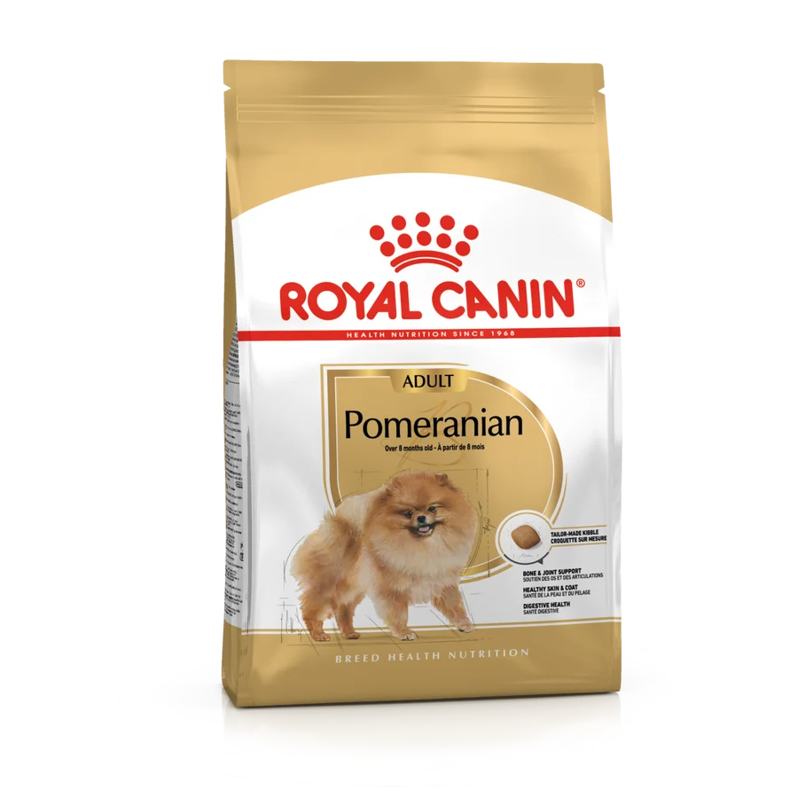ROYAL CANIN Breed Health Nutrition Pomeranian Adult 1.5 kg 1.5kg — Dog Food available at VetPulse Veterinary Centre, Al Muwaileh Sharjah