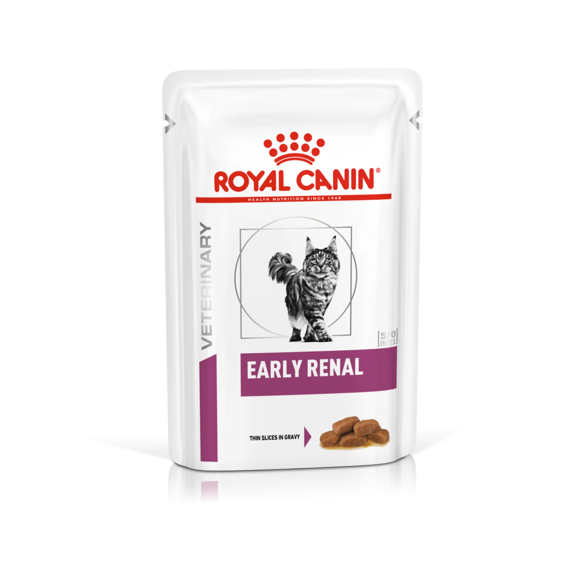 Royal Canin Vet Health Nutrition Feline Early Renal (Wet Food - Pouches) 12 x 85 g 12 x 85g — Veterinary Diet Wet Cat Food available at VetPulse Veterinary Centre, Al Muwaileh Sharjah
