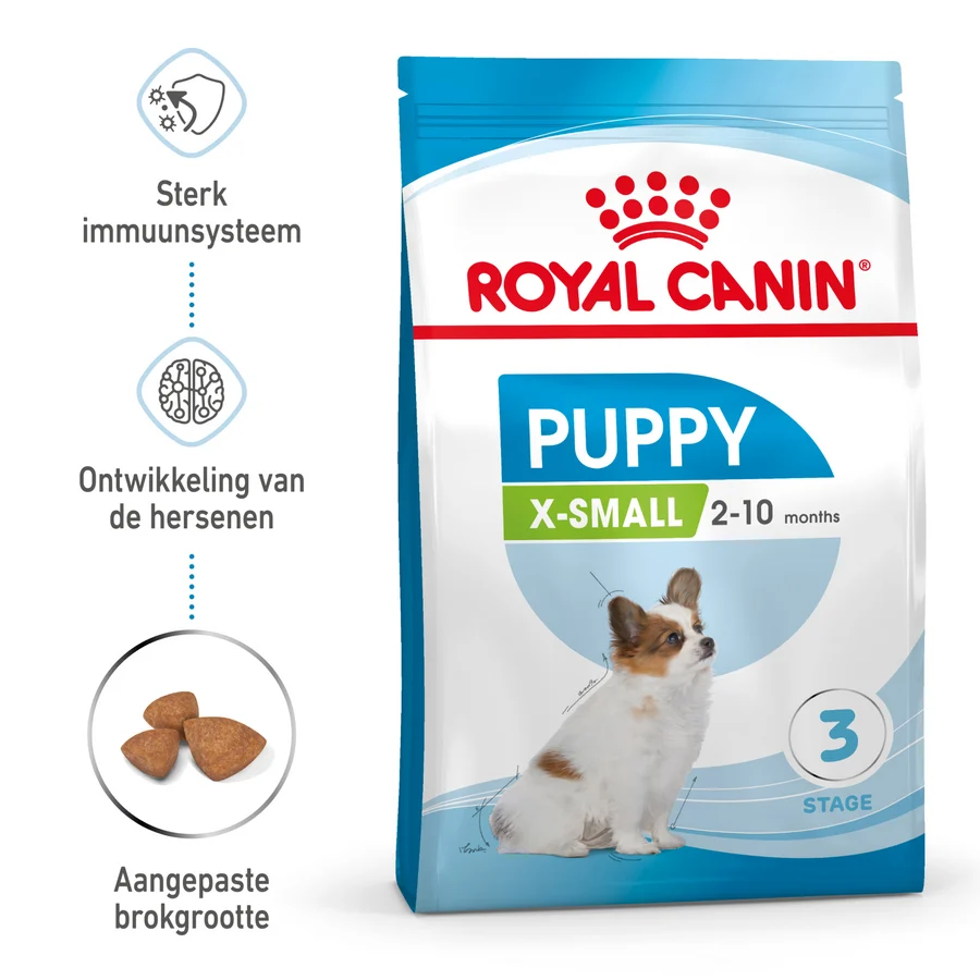 ROYAL CANIN Size Health Nutrition XS Puppy 1.5 kg 1.5kg — Dog Food available at VetPulse Veterinary Centre, Al Muwaileh Sharjah