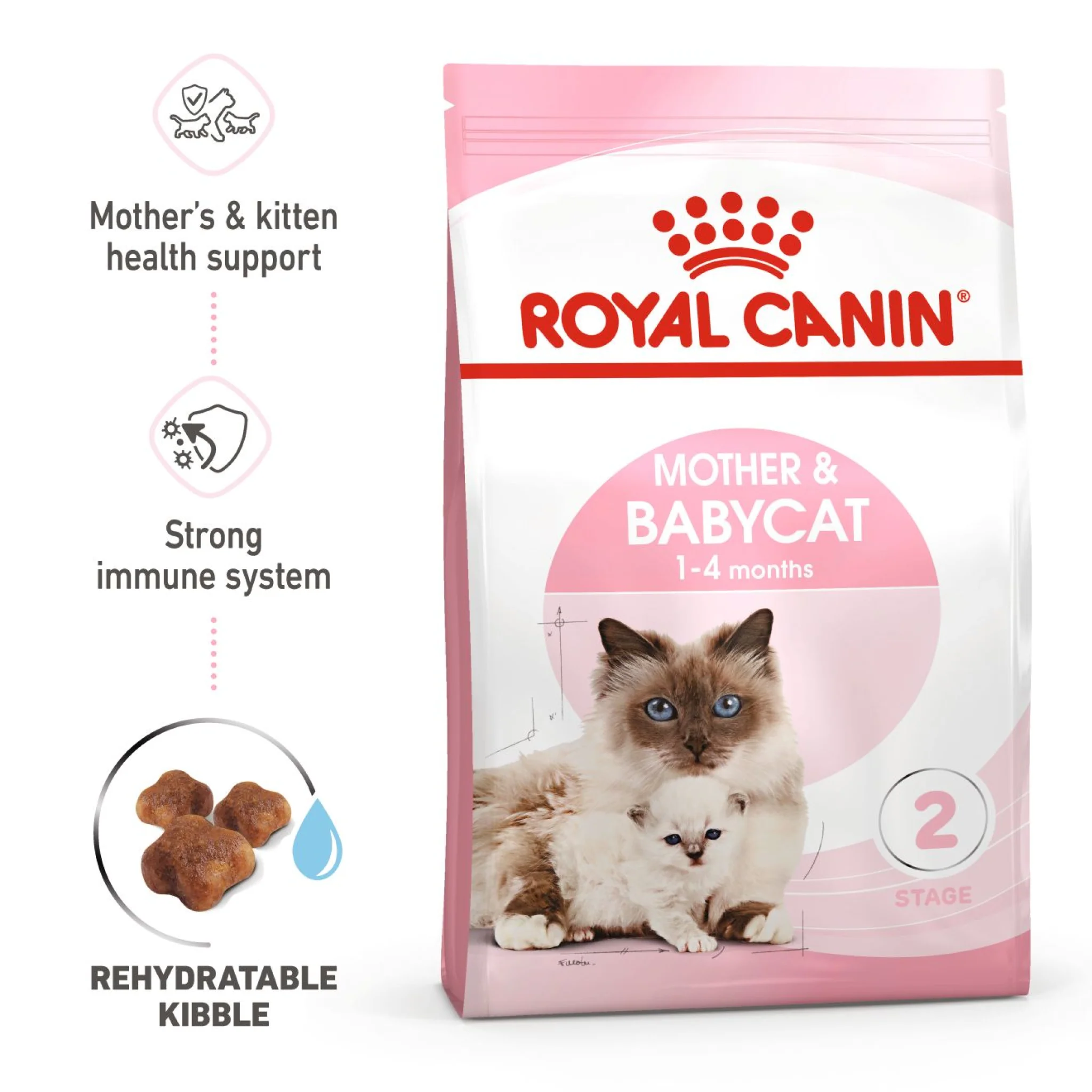 ROYAL CANIN Feline Health Nutrition Mother & Babycat 400 g 400GM — Cat Food available at VetPulse Veterinary Centre, Al Muwaileh Sharjah
