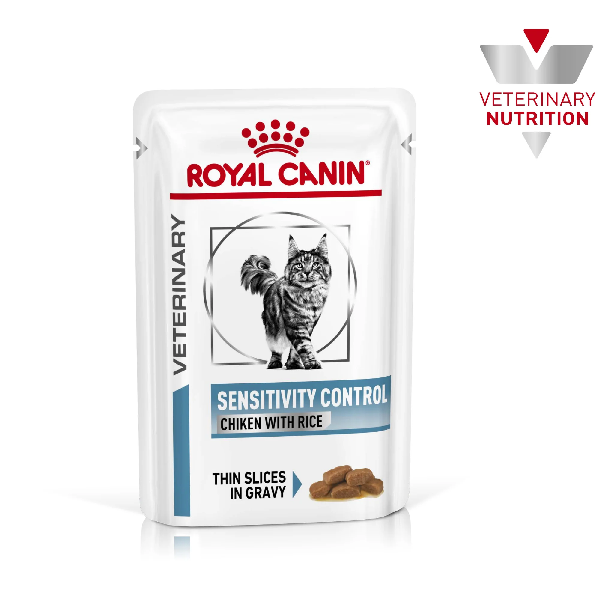 Royal Canin Vet Health Nutrition Feline Sensitivity Control Chicken & Rice (WET FOOD - Pouches) 12 x 85g — Veterinary Diet Wet Cat Food available at VetPulse Veterinary Centre, Al Muwaileh Sharjah
