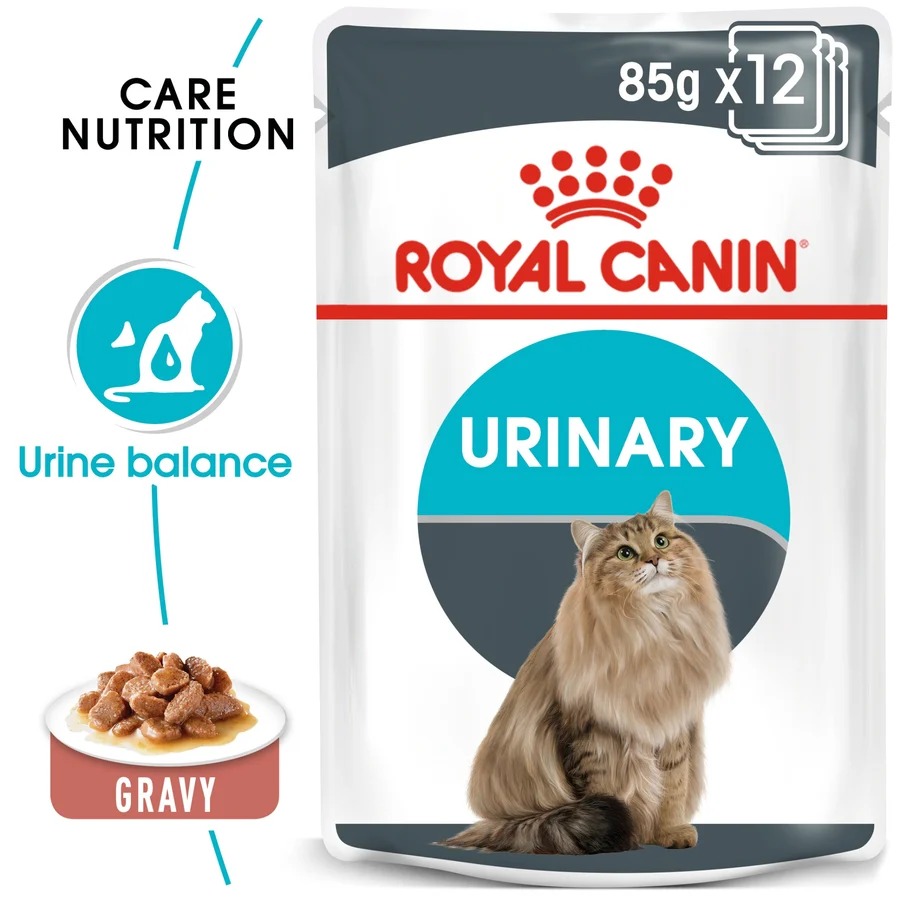 Royal Canin Feline Care Nutrition Urinary Care Gravy (Wet Food - Pouches) 12 x 85 g 12 x 85g — Wet Cat Food available at VetPulse Veterinary Centre, Al Muwaileh Sharjah
