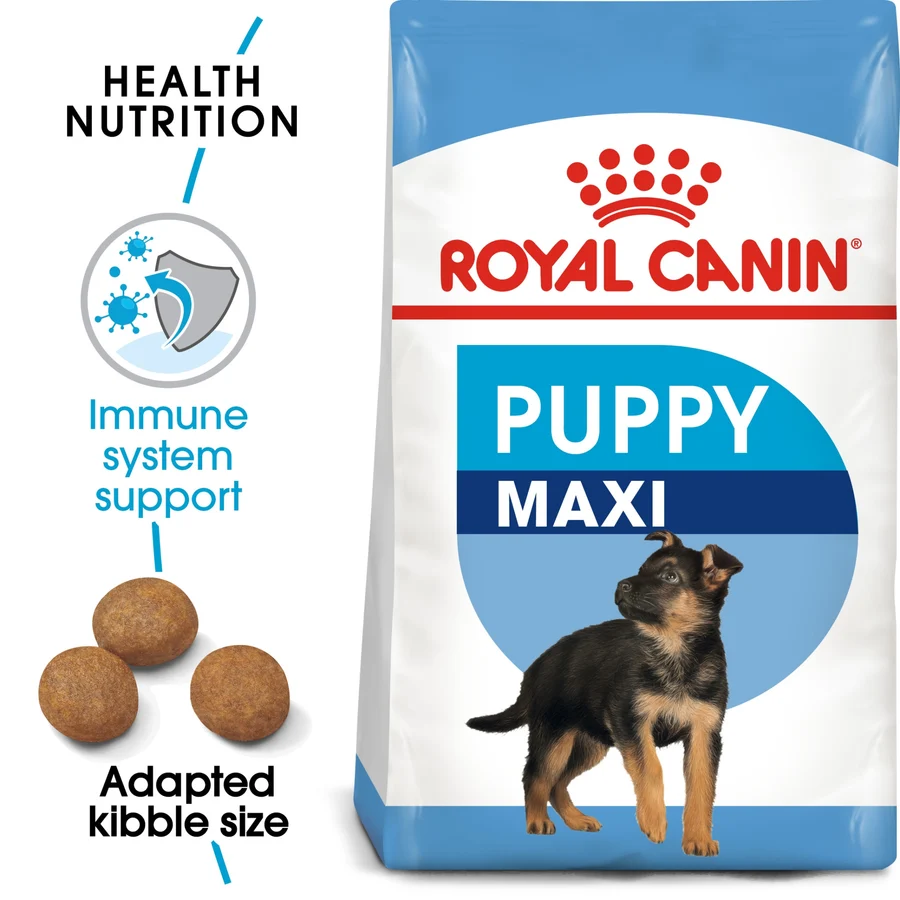 Royal Canin Size Health Nutrition Maxi Puppy 4 kg — Dog Food available at VetPulse Veterinary Centre, Al Muwaileh Sharjah