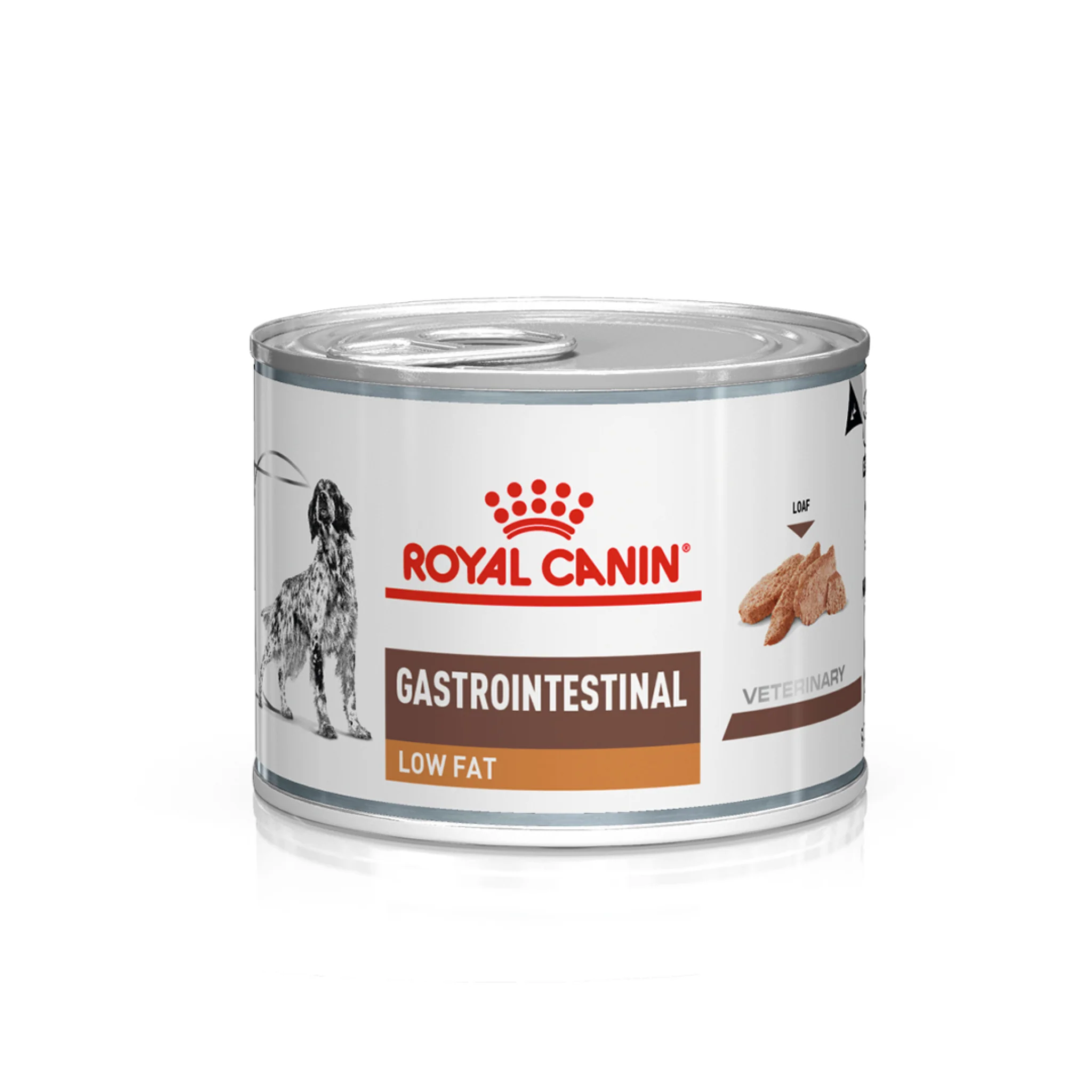 Royal Canin Vet Health Nutrition Canine Gastrointestinal Low Fat (Wet Food - Cans) 12 x 200 g — Veterinary Diet Wet Dog Food available at VetPulse Veterinary Centre, Al Muwaileh Sharjah