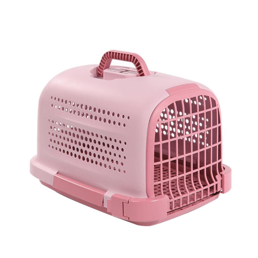 Pado Capsule Pet Carrier 49x28x33cm-Pink 49 x 28 x 33 cm - Pink — Cat Food available at VetPulse Veterinary Centre, Al Muwaileh Sharjah