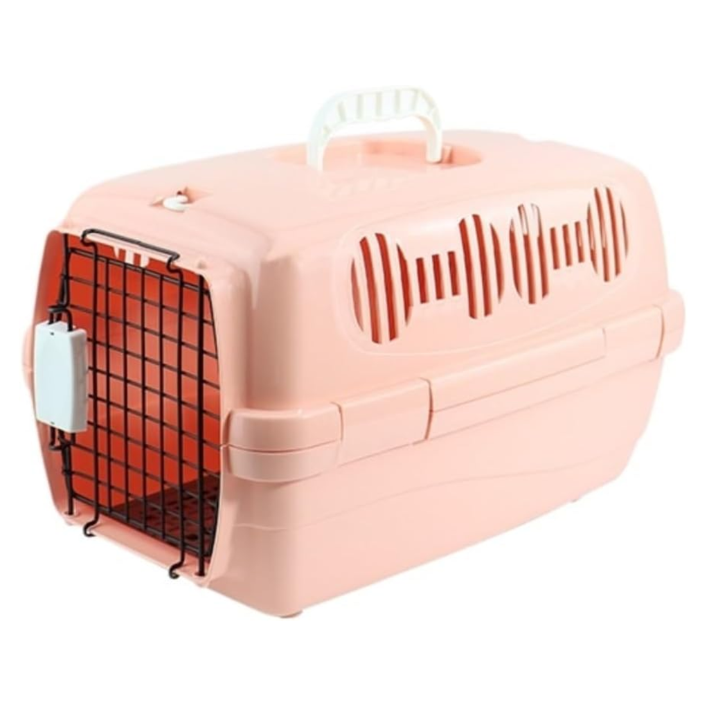 Pado Pet Carrier Small 42x25x25cm-Pink 42 x 25 x 25 cm - Pink — Cat Food available at VetPulse Veterinary Centre, Al Muwaileh Sharjah