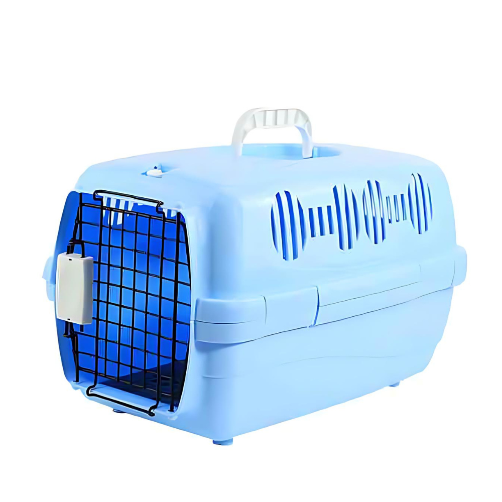 Pado Pet Carrier Small 42x25x25cm-Blue 42 x 25 x 25 cm - Blue — Cat Food available at VetPulse Veterinary Centre, Al Muwaileh Sharjah